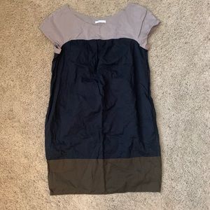 Vince colorblock dress